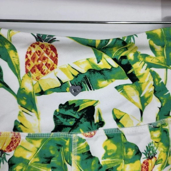 Wildfox Women's Palms and Pineapple Sweat Tropical Leggings Size Small - Picture 6 of 12